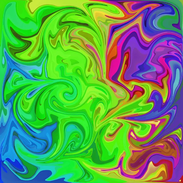 Colorat Digital Acrilic Culoare Vârtej Sau Similare Marmură Răsucire Textura — Fotografie, imagine de stoc