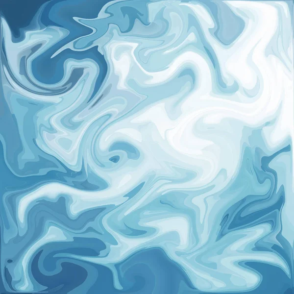 Niebieski Wirowa Cyfrowy Akryl Kolor Lub Podobne Twist Marmur Tekstura — Zdjęcie stockowe