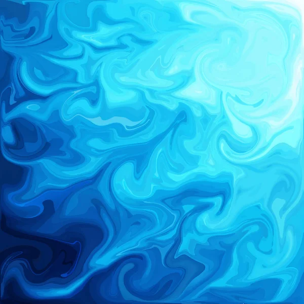 Blaue Digitale Acrylfarbe Wirbel Oder Ähnliche Marmor Twist Textur Hintergrund — Stockfoto