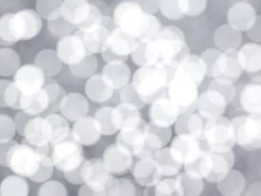 Ufuk benzersiz soyut gri beyaz Bokeh şenlikli ışıklar