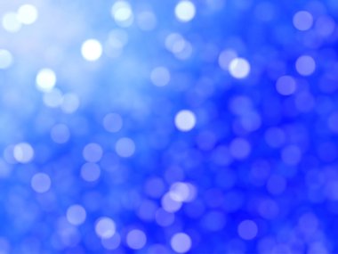 Ufuk benzersiz Soyut Mavi Bokeh şenlikli ışıklar