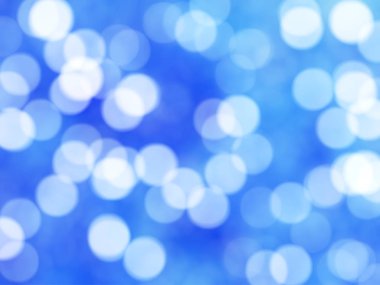 Ufuk benzersiz Soyut Mavi Bokeh şenlikli ışıklar