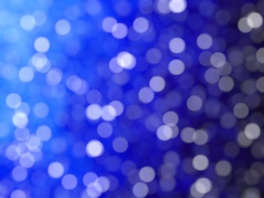 Ufuk benzersiz Soyut Mavi Bokeh şenlikli ışıklar
