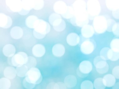 Ufuk benzersiz Soyut Mavi Bokeh şenlikli ışıklar