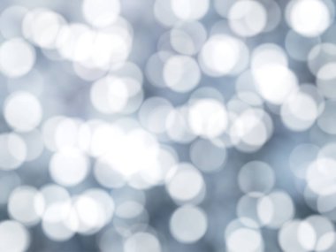 Ufuk benzersiz soyut gri beyaz Bokeh şenlikli ışıklar