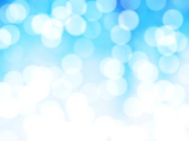 Ufuk benzersiz Soyut Mavi Bokeh şenlikli ışıklar