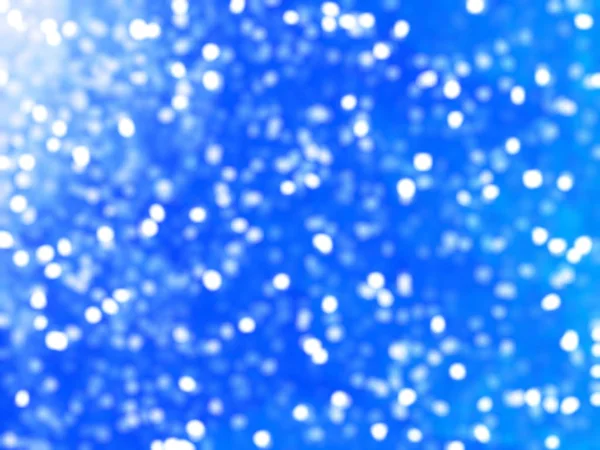 Desenfocado Único Abstracto Azul Bokeh Luces Festivas —  Fotos de Stock