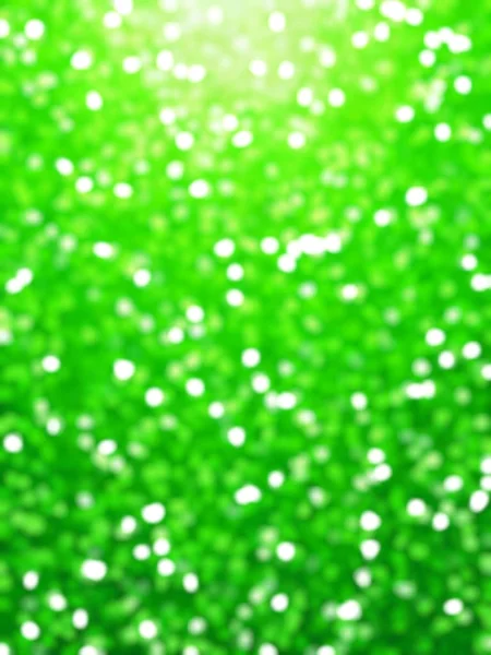 Lampu Festival Green Bokeh Abstrak Unique Yang Dipensiunkan — Stok Foto