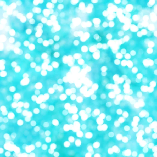 Desenfocado Único Abstracto Azul Bokeh Luces Festivas —  Fotos de Stock