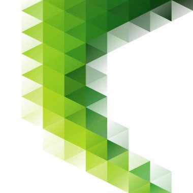 Yeşil Izgara Mozaik Arkaplan, Yaratıcı Tasarım Şablonları