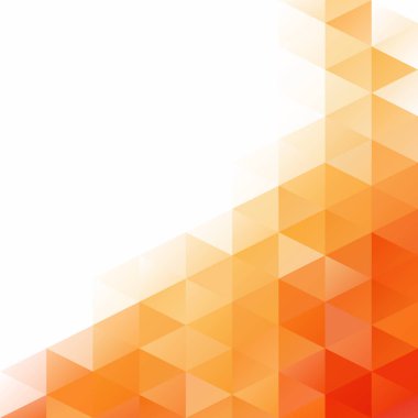 Turuncu Izgara Mozaik Arkaplan, Yaratıcı Tasarım Şablonları