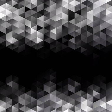 Siyah kılavuz Mozaik arka plan, yaratıcı tasarım şablonları