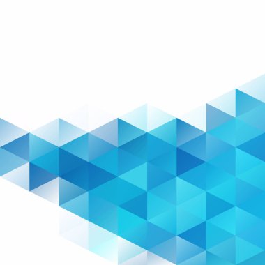 Mavi Izgara Mozaik Arkaplan, Yaratıcı Tasarım Şablonları