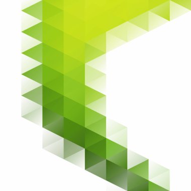 Yeşil Izgara Mozaik Arkaplan, Yaratıcı Tasarım Şablonları