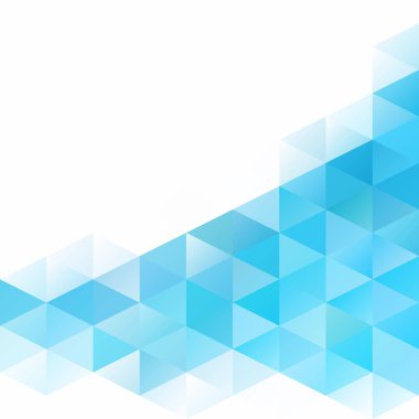 Mavi Izgara Mozaik Arkaplan, Yaratıcı Tasarım Şablonları