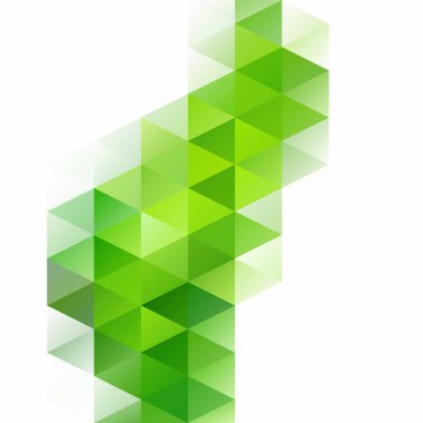 Yeşil Izgara Mozaik Arkaplan, Yaratıcı Tasarım Şablonları