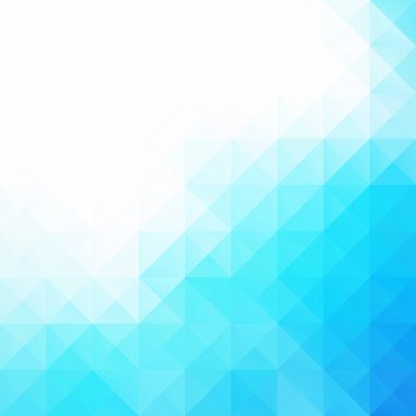 Mavi Izgara Mozaik Arkaplan, Yaratıcı Tasarım Şablonları