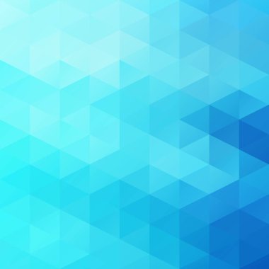 Mavi Izgara Mozaik Arkaplan, Yaratıcı Tasarım Şablonları