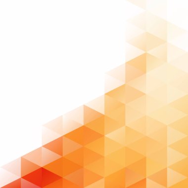 Turuncu Izgara Mozaik Arkaplan, Yaratıcı Tasarım Şablonları