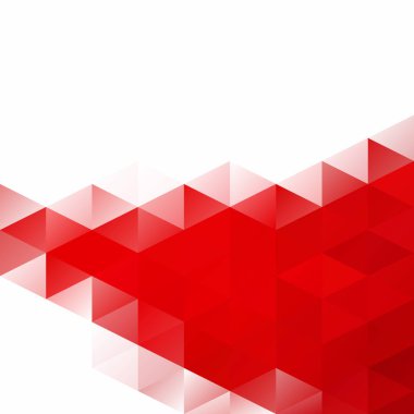 Kırmızı kılavuz Mozaik arka plan, yaratıcı tasarım şablonları