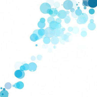 Kabarcıklar benzersiz mavi parlak vektör arka plan