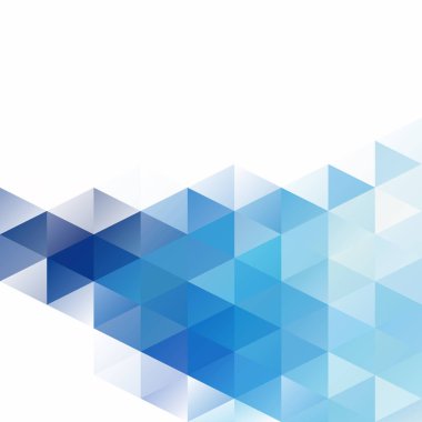 Mavi Izgara Mozaik Arkaplan, Yaratıcı Tasarım Şablonları