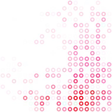 Kırmızı Donuts arka plan, yaratıcı tasarım şablonları