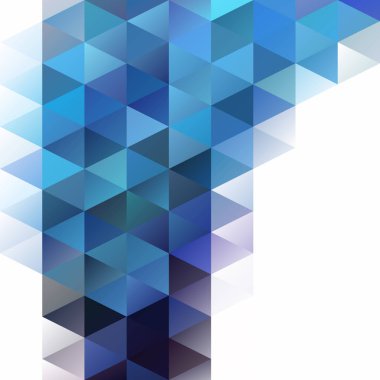 Mavi Izgara Mozaik Arkaplan, Yaratıcı Tasarım Şablonları