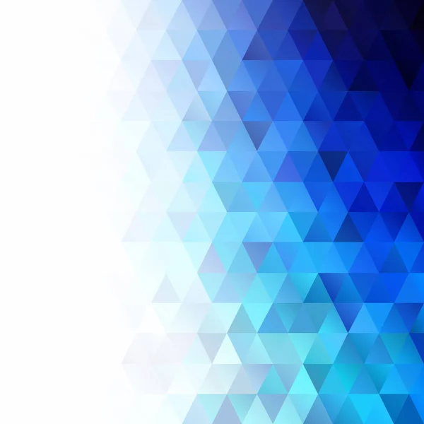 Blue Grid Mosaic Background Creative Design Template — 스톡 벡터