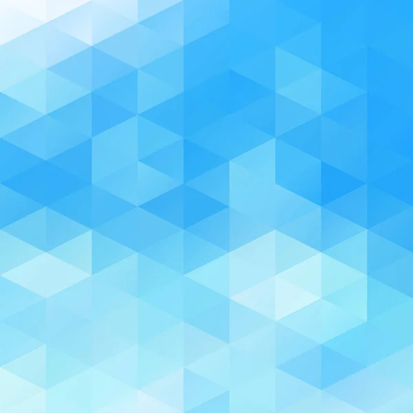 Blue Grid Mosaic Background Creative Design Template — 스톡 벡터