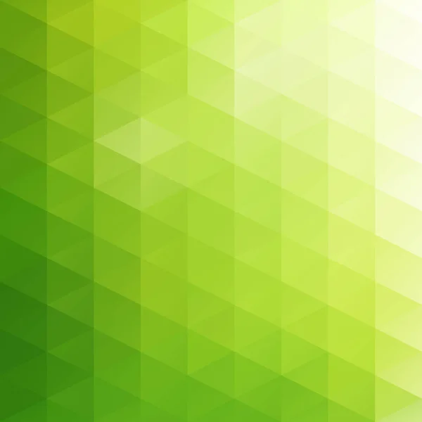 Green Grid Mosaic Background Creative Design Template — 스톡 벡터