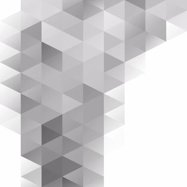 Gray White Grid Mosaic Background Creative Design Template — 스톡 벡터