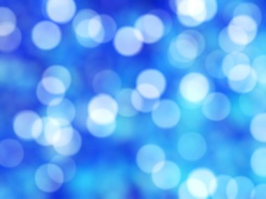 Ufuk benzersiz Soyut Mavi Bokeh şenlikli ışıklar