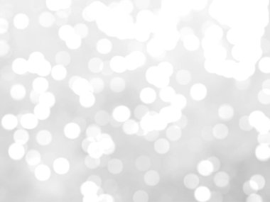 Ufuk benzersiz soyut gri beyaz Bokeh şenlikli ışıklar