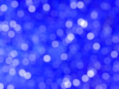 Ufuk benzersiz Soyut Mavi Bokeh şenlikli ışıklar