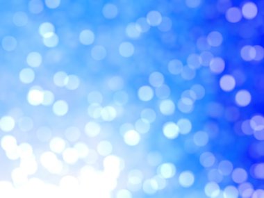 Ufuk benzersiz Soyut Mavi Bokeh şenlikli ışıklar