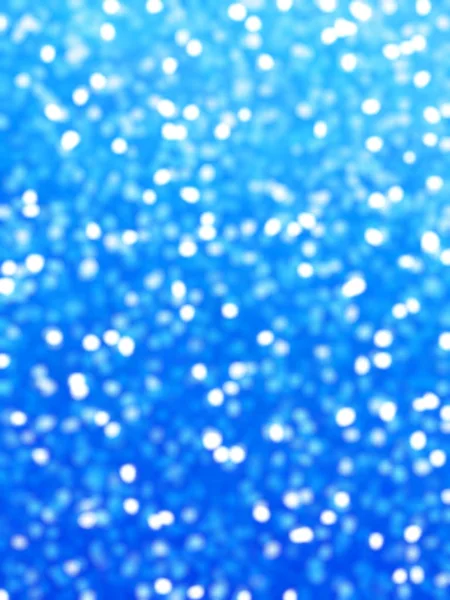 Intreepupil Unieke Abstract Blue Bokeh Feestelijke Verlichting — Stockfoto