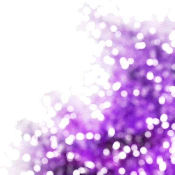 Defocused Unique Abstract Purple Bokeh Festive Lights — Stock Photo, Image