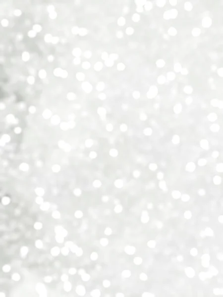 Defocused Unique Abstract Gray White Bokeh Festive Lights — Stock Photo, Image