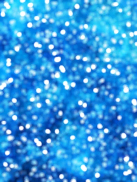 Desenfocado Único Abstracto Azul Bokeh Luces Festivas —  Fotos de Stock