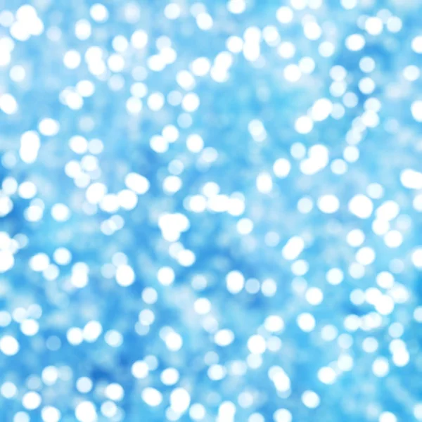 Intreepupil Unieke Abstract Blue Bokeh Feestelijke Verlichting — Stockfoto