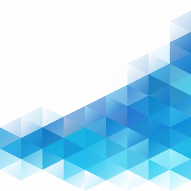 Mavi Izgara Mozaik Arkaplan, Yaratıcı Tasarım Şablonları