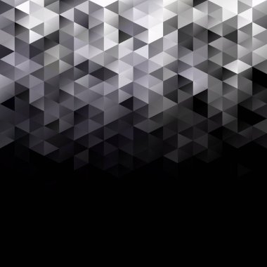 Siyah kılavuz Mozaik arka plan, yaratıcı tasarım şablonları