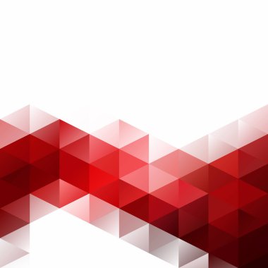 Kırmızı kılavuz Mozaik arka plan, yaratıcı tasarım şablonları