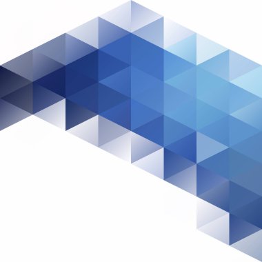 Mavi Izgara Mozaik Arkaplan, Yaratıcı Tasarım Şablonları