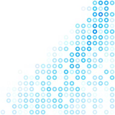 Mavi çörek arka plan, yaratıcı tasarım şablonları