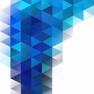 Mavi Izgara Mozaik Arkaplan, Yaratıcı Tasarım Şablonları