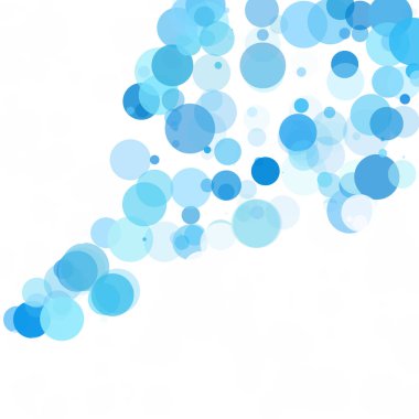 Kabarcıklar benzersiz mavi parlak vektör arka plan