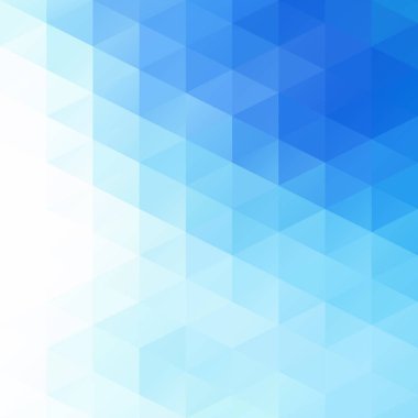 Mavi Izgara Mozaik Arkaplan, Yaratıcı Tasarım Şablonları