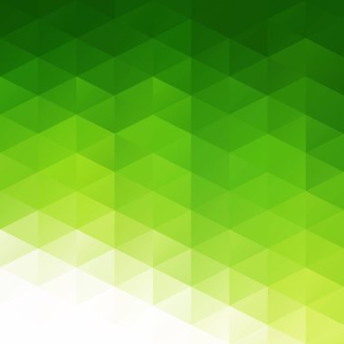 Yeşil Izgara Mozaik Arkaplan, Yaratıcı Tasarım Şablonları